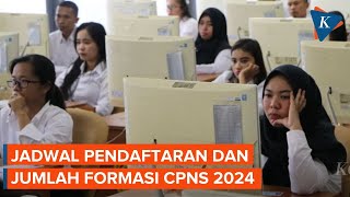 Kapan CPNS 2024 Dibuka Berapa Formasi yang Tersedia [upl. by Strickler]