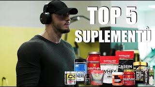 TOP 5 SUPLEMENTŮ PRO SVALY  Dávkování  Funkce [upl. by Theda]