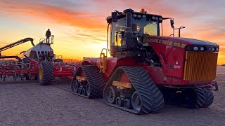 Seeding Wheat In The Saskatchewan Hills [upl. by Anneirb]