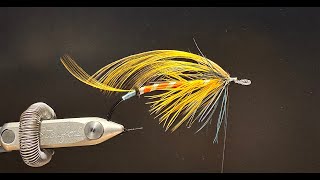 Live classic salmon fly tying tying the Traherne pattern Juno part 1 [upl. by Auqinahc]