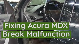 Fixing Acura MDX Parking Brake Malfunction [upl. by Gunas]