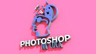 LOGO com EFEITO 3D no PHOTOSHOP [upl. by Dronel]