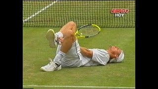 Djokovic vs Hewitt Puntazo Inédito [upl. by Ariat136]