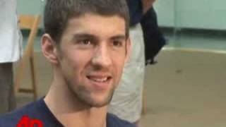 First Person Olympic Swimmer Michael Phelps [upl. by Ecarret]