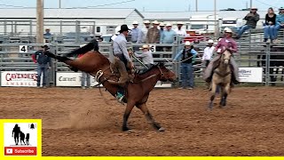 Bronc Riding  2022 West Texas Ranch Rodeo  Saturday [upl. by Metts662]