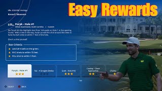 Quick Challenges to get you Rewards  EA SPORTS PGA TOUR [upl. by Retsehc607]