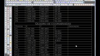 Tabela de CoordenadasExportação de pontos no AutoCAD [upl. by Kanor531]