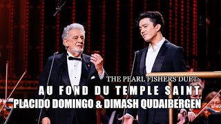 Dimash Qudaibergen amp Placido Domingo  The Pearl Fishers’ Duet Au fond du Temple Saint 2023 [upl. by Oznecniv397]