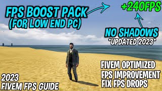 FiveM  FPS Boost Graphics Pack 2023 Updated 160 FPS No shadows Low Vegetation Boost FPS [upl. by Ycrep272]