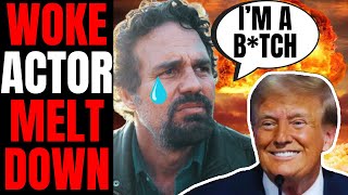 Woke Marvel Actor Mark Ruffalo BREAKS DOWN Over Trump Victory  Hollywood Is BROKEN Over Election [upl. by Eioj272]