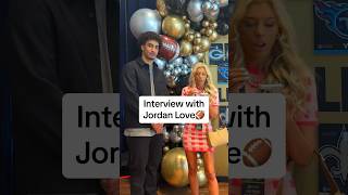 NFL QB Jordan Love Answers🏈🤔 shorts [upl. by Janean363]