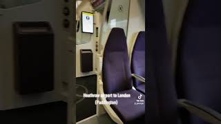 Heathrow Express Heathrow airport to London [upl. by Rezal]