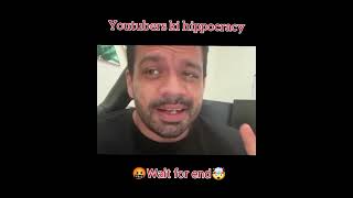 Youtubers ki hypocrisy for PR part4🤬viralvideo exposed viralvideos flyingbeast [upl. by Giffy]