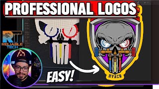 Easy Professional Logos  Make a Brand for Yourself [upl. by Nannahs948]