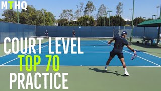 Marcos Giron 65 ATP vs Taylor Fritz 42 ATP  COURT LEVEL Pro Tennis [upl. by Netloc]