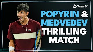 Thrilling Daniil Medvedev amp Alexei Popyrin Encounter 🔥  Paris 2024 Highlights [upl. by Kip]