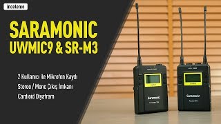 Saramonic UWMIC9 ve SRM3 Mikrofon İncelemesi [upl. by Goeger]