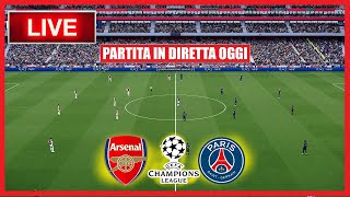 🔴 Arsenal vs PSG LIVE  UEFA Champions League Round 2  Full Match Today eFOOTBALL [upl. by Nivrae]