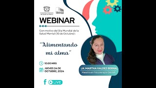 Webinar quotAlimentando mi almaquot c [upl. by Loralee225]