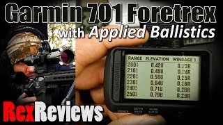 Garmin Foretrex 701 BALLISTIC EDITION  Military GPS  Rex Reviews [upl. by Erme]