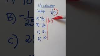 hisetmath gedmath gedtest  Simplify Fraction with Negative Exponent in the Denominator [upl. by Leahplar689]