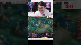 Debut Hazel  Mic Check RRQ VS RBL 🔥🔥🔥 mlbbidcreator mobilelegends shorts [upl. by Azer265]