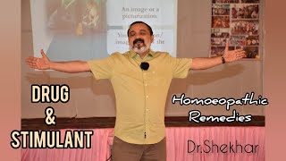 Drug amp stimulant remedies II Homeopathy II Dr Shekhar Algundgi [upl. by Karlise]