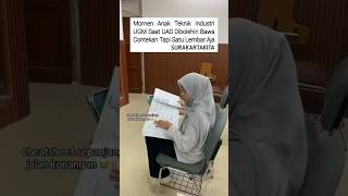 POV  BOLEH BAWA CONTEKAN SATU LEMBAR AJA😂 anakkuliah dosen reels wisuda skripsi mahasiswa yt [upl. by Adas]