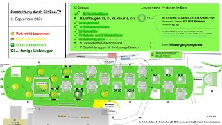 Übersichtsfolien mit K11 Lichtauge Nr 6 ✅  392024  s21 stuttgart21 [upl. by Uolyram]