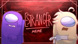 ESTRANGER MEME  animation Among Us  Yellow and Purple History [upl. by Diley204]