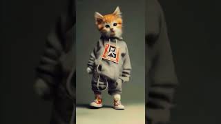 Wade Wilson dance shorts catlovers kitten cat tiktok kittenvideos [upl. by Alokin]