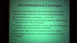 08 Accommodative Esotropia Dr Hisham Khattab [upl. by Carley]