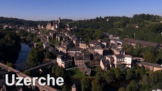 Uzerche en Corrèze  Vue du ciel  Drone Expert 2016 [upl. by Carolan]