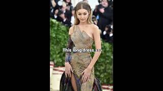 Gigi Hadid met gala 2018 gigi hadidsisters metgala2018 runwaymodel shorts shortsviral shorts [upl. by Ezar]