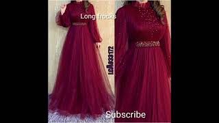 Silk Dress Maxi Style Long Frocks Wedding  Party Wear  Fancy Dress [upl. by Bouzoun996]