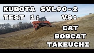 Test 1 KUBOTA SVL902 How fast can it move 20 yards amp Overall review [upl. by Shane356]