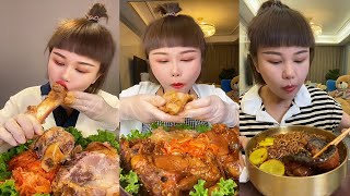 ASMR CHINESE FOOD MUKBANG EATING SHOW 헐 빨리드시길추천해요진짜맵긴한데 중독성이쩔어요 [upl. by Surazal]