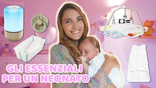 I PRODOTTI ESSENZIALI PER UN NEONATO 👶🏼💜 [upl. by Allak245]