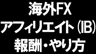 海外FXのアフィリエイトIB報酬とやり方を徹底解説 [upl. by Mosby]