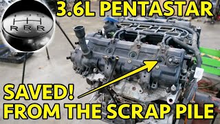 CAN WE FIX IT 36L Pentastar Core Engine Teardown To Save The Family Van WRainmanRaysRepairs [upl. by Russian]