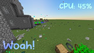 The CPU is almost too high  Minecraft RALR Modded [upl. by Alleacim]