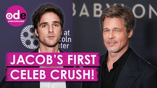 Jacob Elordi Admits Brad Pitt Was His First Celebrity Crush [upl. by Den]