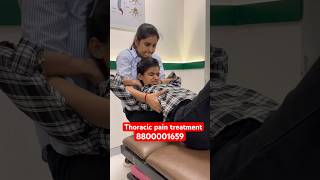 Thoracic pain treatment  lady chiropractic treatment in Gurgaon feed ytshortsindia [upl. by Phenica261]