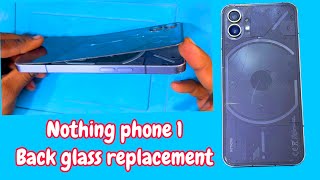 Nothing phone 1 back glass replacement  Nothing phone 1 back panel change nothing phone back cover [upl. by Files]