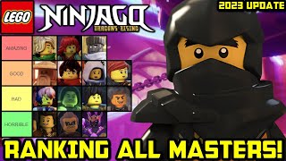 The Ultimate Ninjago Elemental Master Tier List 🐲 Ranking ALL Elemental Masters 2023 Update [upl. by Naawaj]