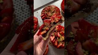 Çikolatalı Çilekli Tart🍓asmr chocolate food foodie cooking stawberry cookingchannel cook [upl. by Swagerty]