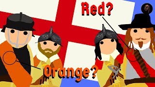 Why did Parliamentarians Wear Orange and Royalists Wear Red in the English Civil War [upl. by Fineberg541]