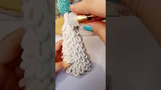 Choinka z resztek sznurka z makramy Tutorial how to make a macrame Christmas 🎄 ideas Christmas [upl. by Molton862]