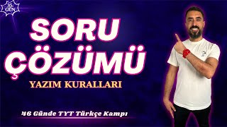 YAZIM KURALLARI Soru Çözümü 📌46 Günde TYT TÜRKÇE Kampı 2024 PDF📕35Gün Deniz Hoca [upl. by Violante]