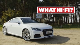 Audi TT 2015s Bang amp Olufsen Advanced Sound System and Virtual Cockpit review [upl. by Ennagem]